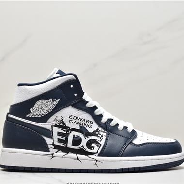 Nike DIY Air Jordan 1 Mid AJ1 經典復古文化休閑運動籃球鞋