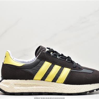 Adidas Racing E5 Boost Prototype速度輕盈復古系列 百搭透氣運動慢跑鞋