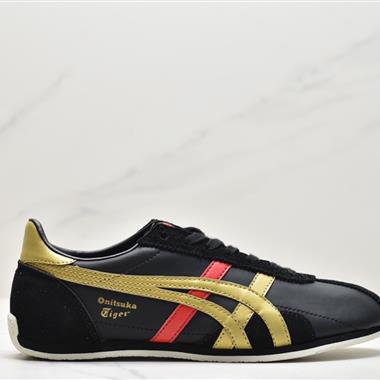 Onitsuka Tiger Runspark 火星運動系列田徑釘復古經典百搭皮革休閑慢跑鞋