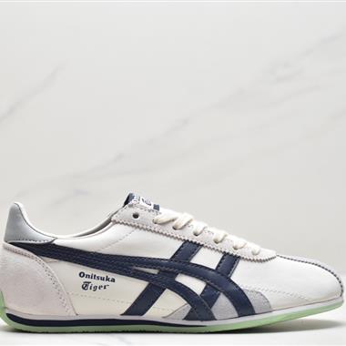 Onitsuka Tiger Runspark 火星運動系列田徑釘復古經典百搭皮革休閑慢跑鞋