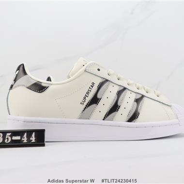 Adidas Superstar W 三葉草低幫板鞋 