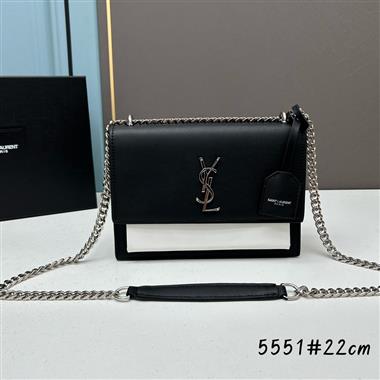 YSL   2023新款女生時尚休閒包 尺寸:22x14x5CM