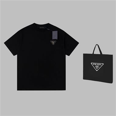 PRADA   2023夏季新款短袖T恤  歐版尺寸偏大