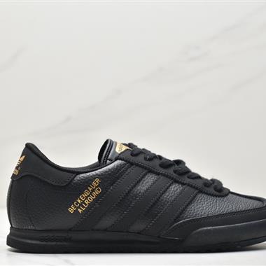 Adidas RO MASTODON PRO MODEL BECKENBAUER ALLROUND 皮面時尚潮流休閑板鞋