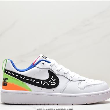 Nike Court Borough Low 2學院系列休閑運動皮革板鞋