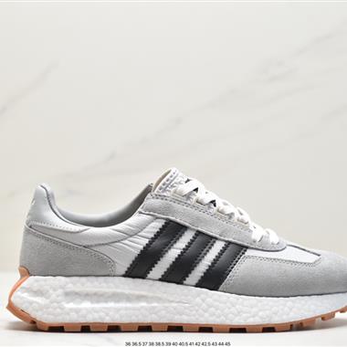 Adidas Racing E5 Boost Prototype 速度輕盈復古系列 百搭透氣運動慢跑鞋