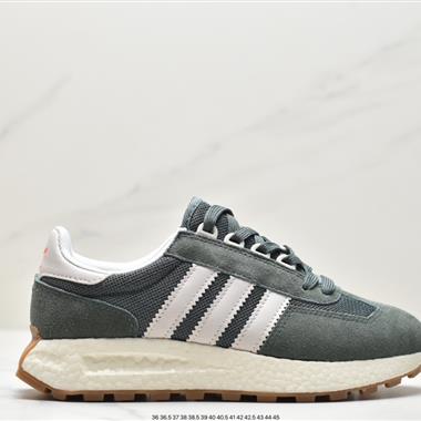 Adidas Racing E5 Boost Prototype 速度輕盈復古系列 百搭透氣運動慢跑鞋