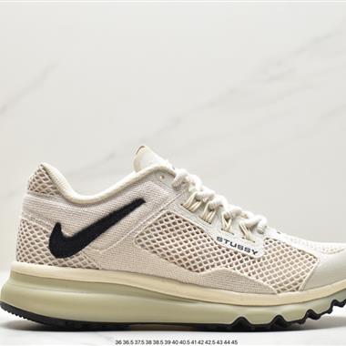 Stussy x Nike Air Max 2015"Black"2015大氣墊系列低幫全掌大氣墊休閑運動百搭慢跑鞋