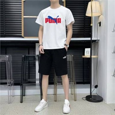 2023新款Puma 23063-1彪馬短套-549_白色