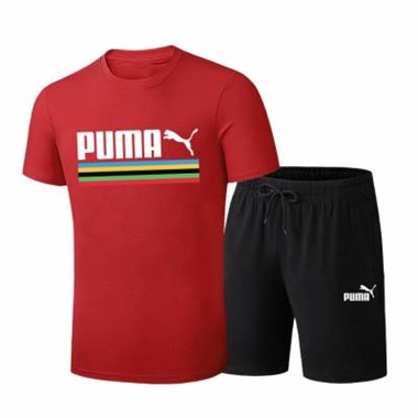 2023新款Puma 26036彪馬短套-1188_紅色