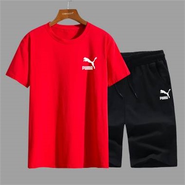 2023新款Puma 1913彪馬短套-1153_紅色
