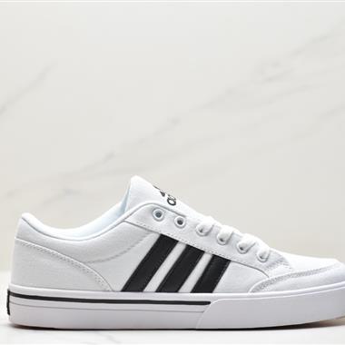 Adidas Gvp Canvas Str 三葉草布面時尚休閑板鞋