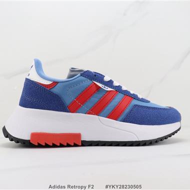 Adidas Retropy F2 三葉草復古跑步鞋