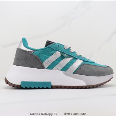 Adidas Retropy F2 三葉草復古跑步鞋