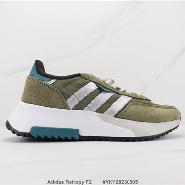 Adidas Retropy F2 三葉草復古跑步鞋