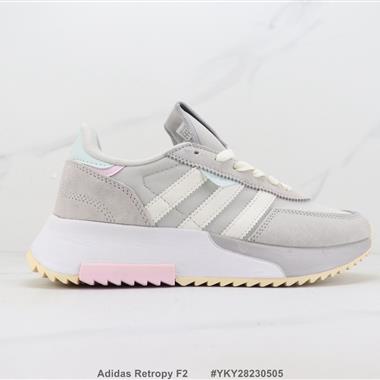 Adidas Retropy F2 三葉草復古跑步鞋