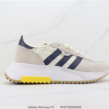 Adidas Retropy F2 三葉草復古跑步鞋