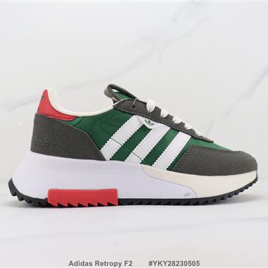 Adidas Retropy F2 三葉草復古跑步鞋