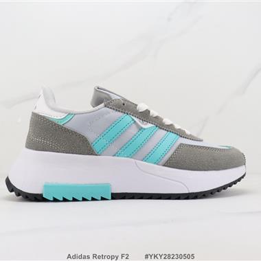 Adidas Retropy F2 三葉草復古跑步鞋