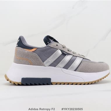 Adidas Retropy F2 三葉草復古跑步鞋