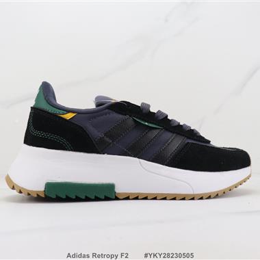 Adidas Retropy F2 三葉草復古跑步鞋