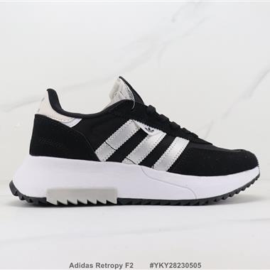 Adidas Retropy F2 三葉草復古跑步鞋