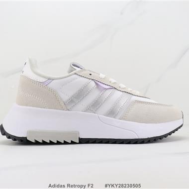 Adidas Retropy F2 三葉草復古跑步鞋