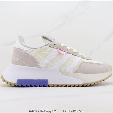 Adidas Retropy F2 三葉草復古跑步鞋