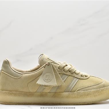 Adidas SAMBA KITH CLARKS 三葉草復古休閑防滑耐磨低幫板鞋
