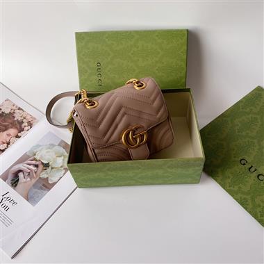GUCCI   2023新款女生時尚休閒包 尺寸:18*15*8CM