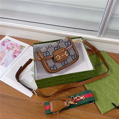 GUCCI   2023新款女生時尚休閒包 尺寸:20.5*14*5CM