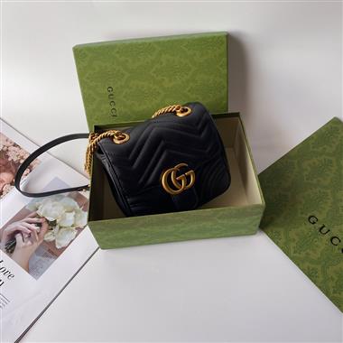 GUCCI   2023新款女生時尚休閒包 尺寸:18*15*8CM