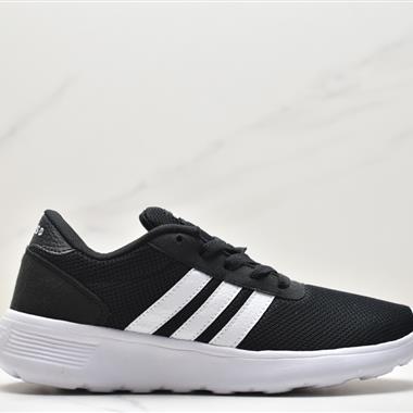 Adidas Neo Lite Racer 透氣網面休閑運動跑鞋