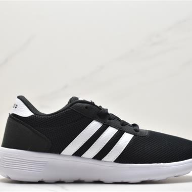 Adidas Neo Lite Racer 透氣網面休閑運動跑鞋