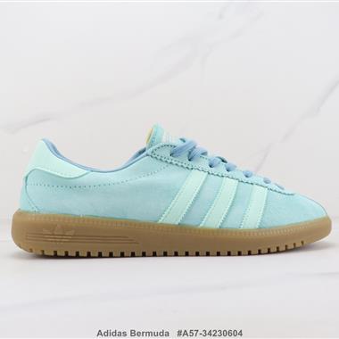 Adidas Bermuda 三葉草低幫休閑鞋