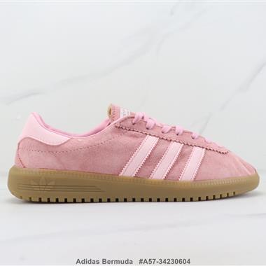 Adidas Bermuda 三葉草低幫休閑鞋