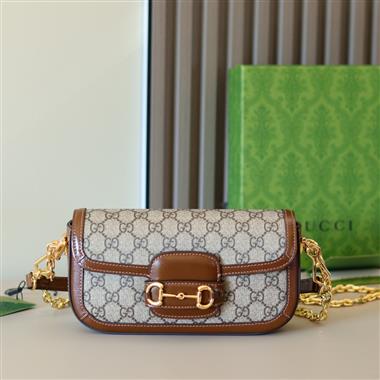 GUCCI   2023新款女生時尚休閒包  尺寸：23.5x14x5CM