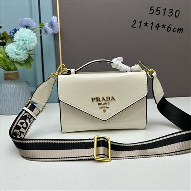 PRADA   2023新款女生時尚休閒包 尺寸：21*14*6.5CM