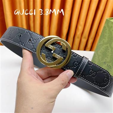 GUCCI    2023新款時尚皮帶   3.8CM