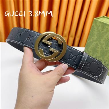 GUCCI    2023新款時尚皮帶   3.8CM