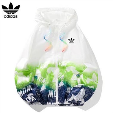 Adidas2023新款88562三葉防曬衣-1057_白綠