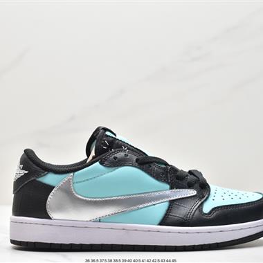 fragment design x Travis Scott x Nike Air Jordan 1 Low OG SP”Black/Green Toe“AJ1