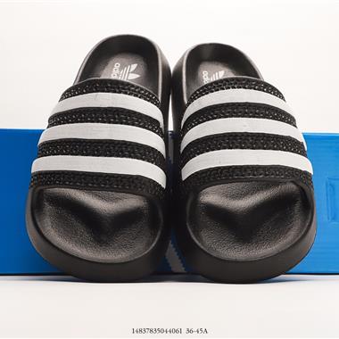 Adidas Adilette Comfort ADJ 三葉草拖鞋