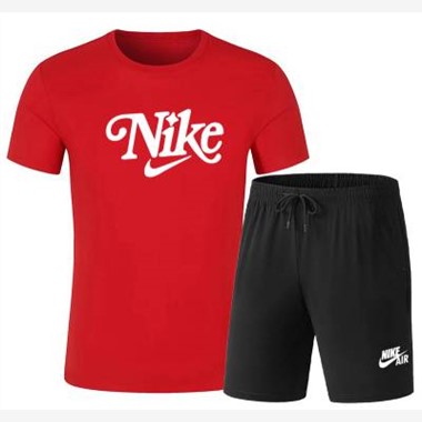 2023新款Nike 1822耐克短套_紅色