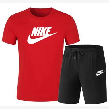 2023新款Nike 1827耐克短套-1153_紅色
