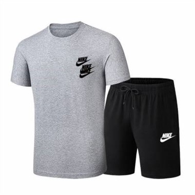 2023新款Nike 26156耐克短套-1188_淺灰
