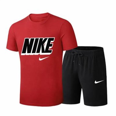 2023新款Nike 26128耐克短套-1188_紅色