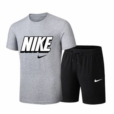 2023新款Nike 26128耐克短套-1188_淺灰