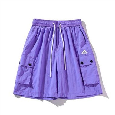 2023新款Adidas 2302573阿迪短褲-846_紫色