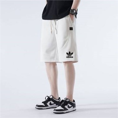 2023新款Adidas 2513三葉短褲-1057_白色